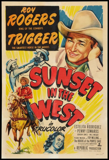 ROY ROGERS IN SUNSET IN THE WEST (1950) - Comic Book and Movie Reviews
